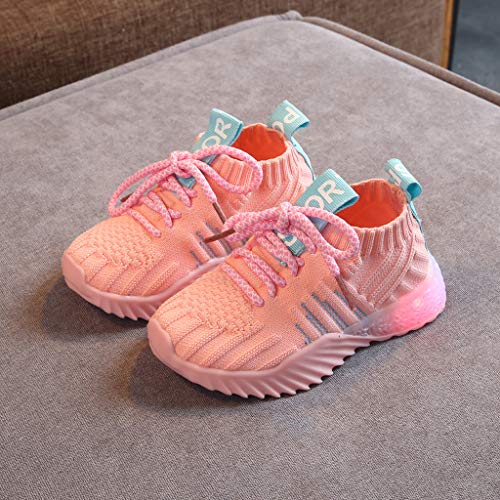 ZODOF Niño pequeño Bebé Niños Niñas Niños Zapatillas de Deporte Casuales Malla Zapatillas de Deporte Zapatos Zapatillas Respirable Mocasines