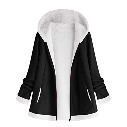 ZODOF Sudadera con Capucha para Mujer Abrigo De Invierno Mujer Abrigos Rebajas Talla Grande Chaqueta Manga Larga Cremallera Señoras Hoodie Pullover Tops Blusa