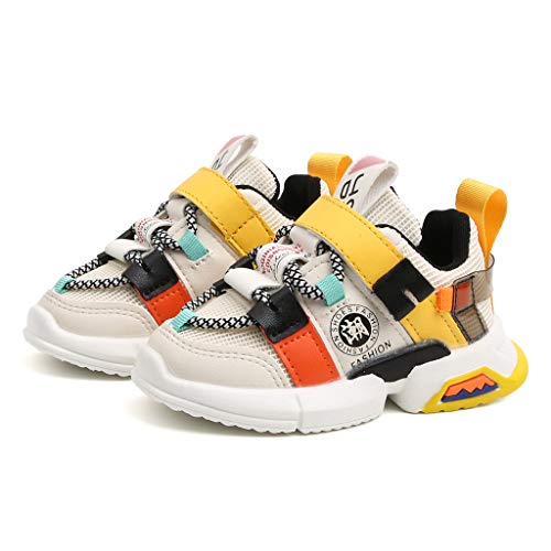 ZODOF Toddler Kids Sport Running Zapatos para bebés Boys Girls Mesh Soft Sole Shoes Sneakers Zapatos Zapatillas Respirable Mocasines Deportes Sneaker Malla