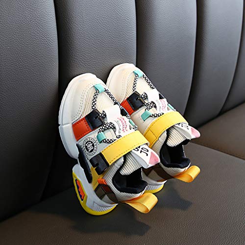 ZODOF Toddler Kids Sport Running Zapatos para bebés Boys Girls Mesh Soft Sole Shoes Sneakers Zapatos Zapatillas Respirable Mocasines Deportes Sneaker Malla