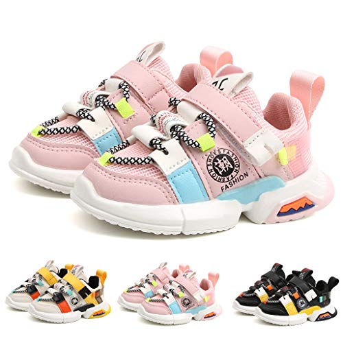 ZODOF Toddler Kids Sport Running Zapatos para bebés Boys Girls Mesh Soft Sole Shoes Sneakers Zapatos Zapatillas Respirable Mocasines Deportes Sneaker Malla