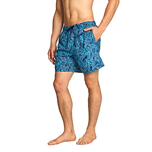 Zoggs Coral Floral - Bañador para Hombre (40,6 cm), Hombre, 4034192M, Navy/Multi, UK M/Waist 34"