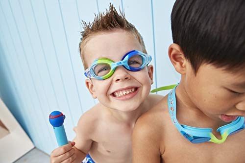 Zoggs Gafas de natación, Bebés Unisex, Azul/Verde/Claro, 0-6 años