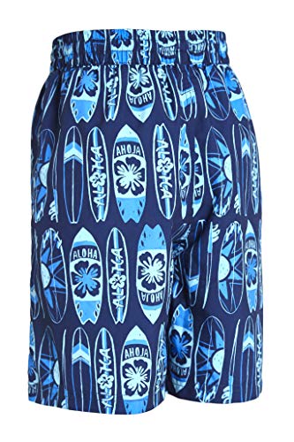 Zoggs Giant Surf 15" Swim Trunks Bañador, Niños, Azul/Multi, Small (8-9 Years) 24"