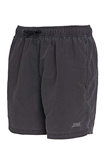 Zoggs Mosman Washed - Bañador para Hombre (38 cm), Hombre, 4060194L, Gris Oscuro, UK L/Waist 36"