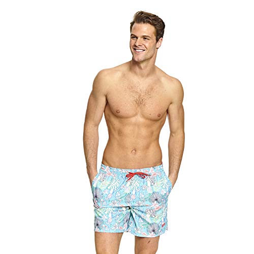 Zoggs Sanctuary 16" Swim Trunks Bañador, Hombre, Multicolor, UK L/Waist 36"
