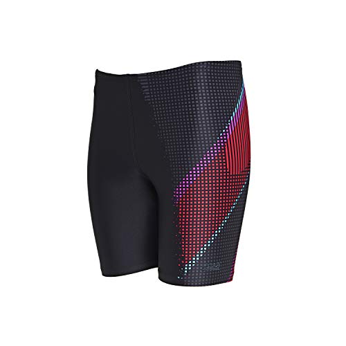 Zoggs Windsor Mid Jammer Bañador, Hombre, Black/Multi, UK L/Waist 36"