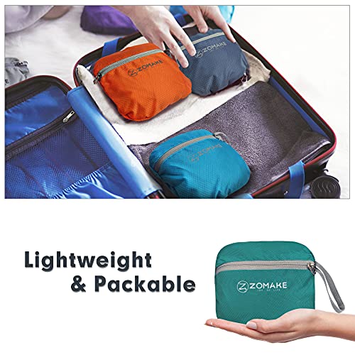 ZOMAKE Mochila Plegable Ligera 20L, Mochilas Pequeñas para Hombre Mujer, Mochilas Compacta para Viajar Senderismo(Verde Oscuro)