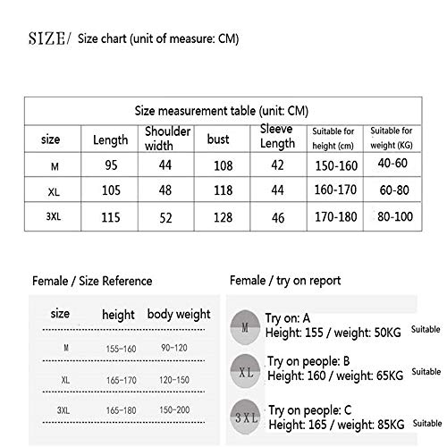 ZSDGY Túnica Delgada/Pareja Salón de Belleza Albornoz de Mujeres/Pijamas de Hombres/Ampliado para Aumentar la Bata de baño H-M