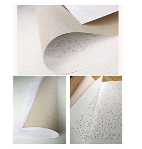 ZZZXX Pintar por Numeros Adultos Niños Pareja, Ambulante, con, Perro Pintura por Números con Pinceles Y Pinturas Decoraciones para El Hogar