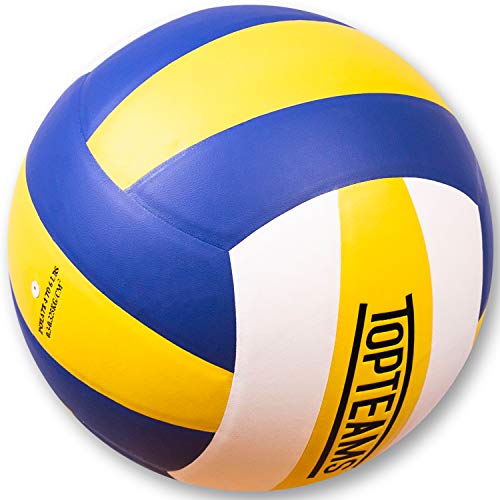 Acehmks Volleyball,Balón de Voleibol de Playa, Talla 5 (Azul)
