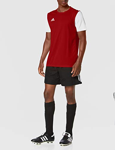 adidas ESTRO 19 JSY Camiseta de Manga Corta, Niños, Power Red, L