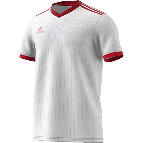 adidas TABELA 18 JSY T-Shirt, Hombre, White/Power Red, L