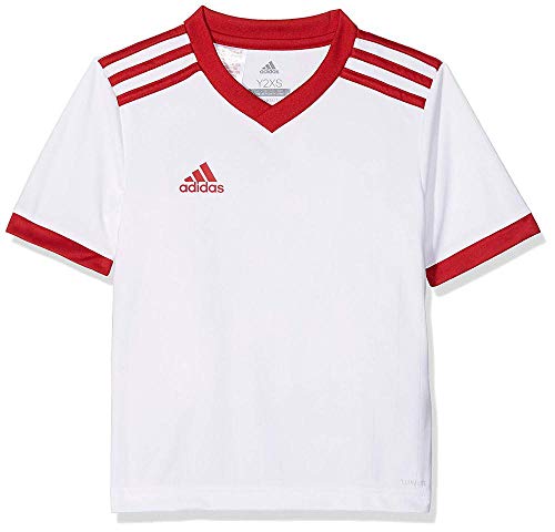 adidas TABELA 18 JSY T-Shirt, Hombre, White/Power Red, L