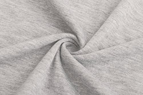 Ajpguot Camisetas Mujer Manga Cuello Redondo con Botón Tops Color Sólido Blusas T-Shirts Casual Camisas con Bolsillo