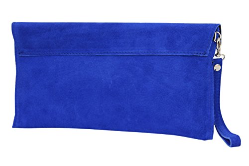 AMBRA Moda - Bolso de hombros de mujeres ( 32 x 2 x 17 cm), azul real