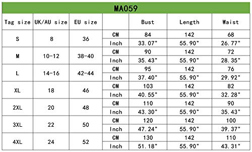 Aox Women Sin Mangas De Gasa Fruncido De Encaje Una Línea Maxi Vestido Elegante De Noche De Cóctel De La Falda Más El Tamaño De La Boda De