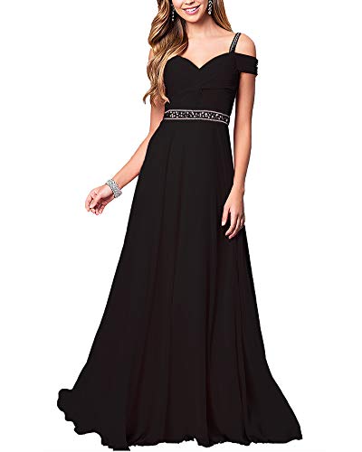 Aox Women Sin Mangas De Gasa Fruncido De Encaje Una Línea Maxi Vestido Elegante De Noche De Cóctel De La Falda Más El Tamaño De La Boda De