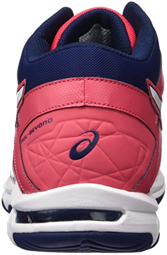 Asics Gel-Beyond 5 MT, Zapatos de Voleibol Mujer, Rojo (Rouge Red/White/Indigo Blue), 40.5 EU