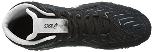 ASICS Zapato de lucha libre Aggressor 3 para mujer, negro (Negro/Plateado), 46 EU