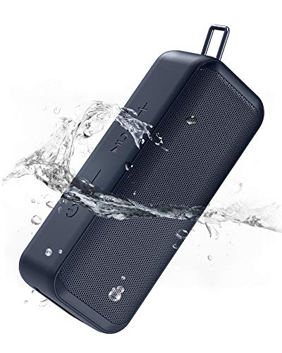 AUKEY Altavoz Bluetooth, Altavoz Portátil Bluetooth 5 con Sonido Estéreo TWS, 28 horas de reproducción, impermeabilidad IP67, perfecto para el hogar, fiestas, actividades al aire libre y viajes