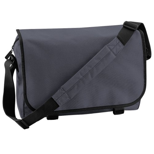 Bagbase - Bolso bandolera ajustable (11 litros) (Talla Única/Blanco/azul marino)