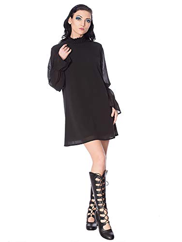 Banned Alternative DR16097 A-Linie - Vestido para mujer negro L