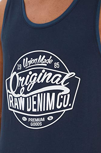 BLEND Walex - Camiseta sin Mangas Hombre, tamaño:L, Color:Navy (70230)