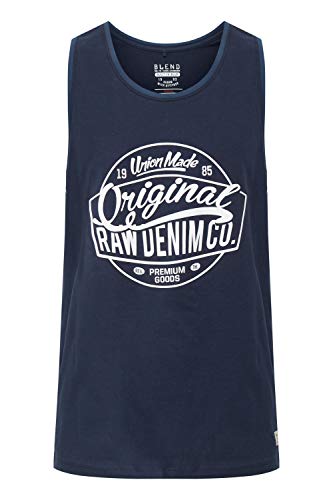 BLEND Walex - Camiseta sin Mangas Hombre, tamaño:L, Color:Navy (70230)