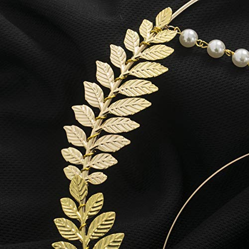 BLESSUME Halo Corona María Diosa Diadema Mujeres Halloween Disfraz Diosa Tocado (Estilo #1)