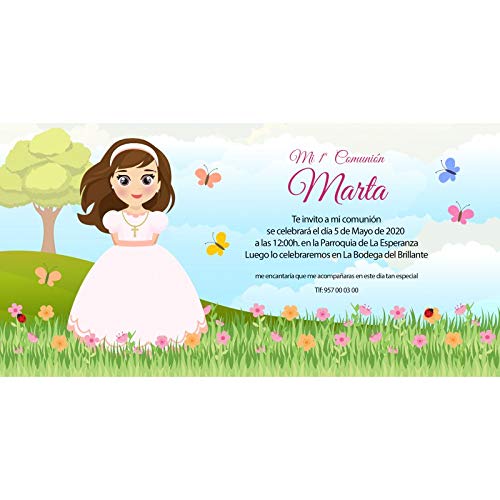 BodasOutlet Tarjetas Invitacion Comunion