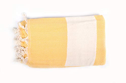 Bonamaison 100% algodón Toalla hammam Fina turca, Pesthemal, Toallas de baño, Toallas de Playa, 97 X 160 Cm - Fabricado en Turquía