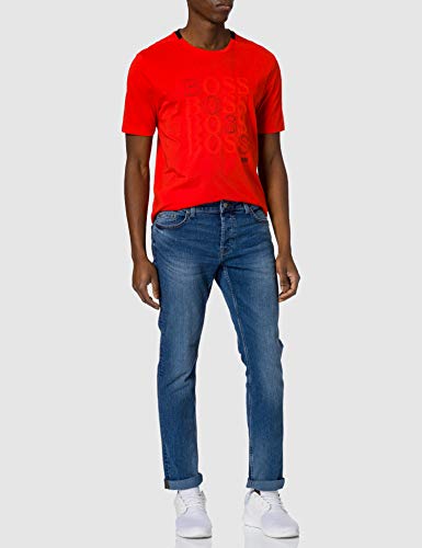 BOSS Teeonic 10209546 01 Camiseta, Rojo, XL para Hombre