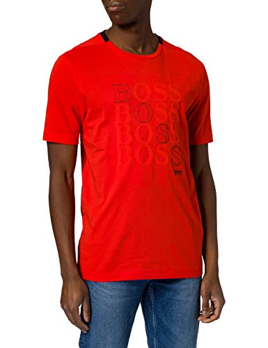 BOSS Teeonic 10209546 01 Camiseta, Rojo, XL para Hombre