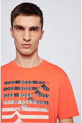 BOSS Teeonic Camiseta, Open Red646, XXL para Hombre