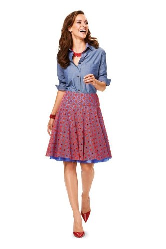 Burda Patrón 6904 Falda