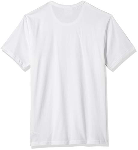 Calvin Klein S/S Crew Neck Camiseta, Blanco (White 100), Medium para Hombre