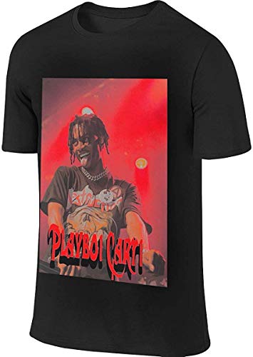 Camisetas y Tops Polos y Camisas, Playera Playboi-Carti Fashion Design para Hombre
