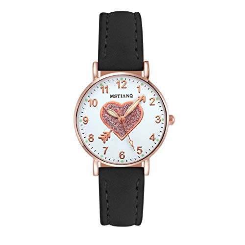Chenhan Moda Moda Moda Moda Casual Cinturón de Cuero Relojes Simple Ladies 'Exquisito Pequeño Dial Cuarzo Reloj Vestido Relojes de Pulsera para Mujeres (Color : AAAH4)