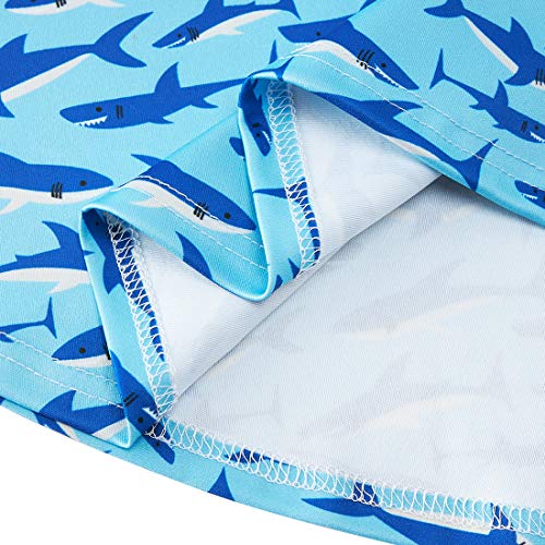 chicolife 5-6 años niña sin Mangas Vestidos de Las niñas Sirena Mundo Submarino oscilación impresión Viajes