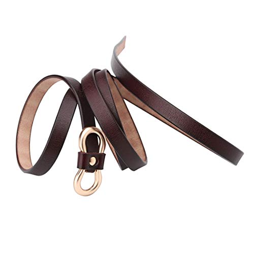 Clong01 Cinturón de Cuero de Moda Cinturón de diseño de Moda Cinturón de Mujer Cinturón de Cuero Largo Cinturón Easy Wear Accesorios Cintura para Damas Vestido de niñas