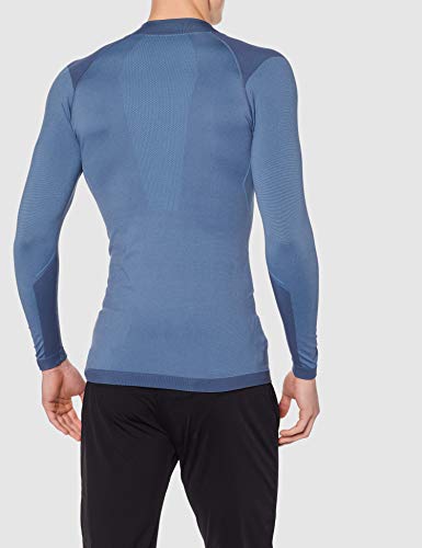 Columbia Hombre Camiseta técnica de manga larga, M Engineered Half Zip, Nailon, Azul (Mountain), Talla M, 1820781