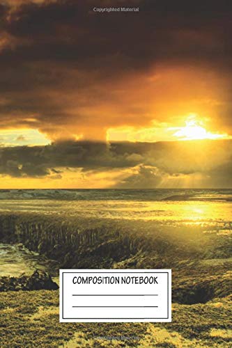 Composition Notebook: Landscapes Monfort's Beach Victoria Australia Landscapes Wide Ruled Note Book, Diary, Planner, Journal for Writing