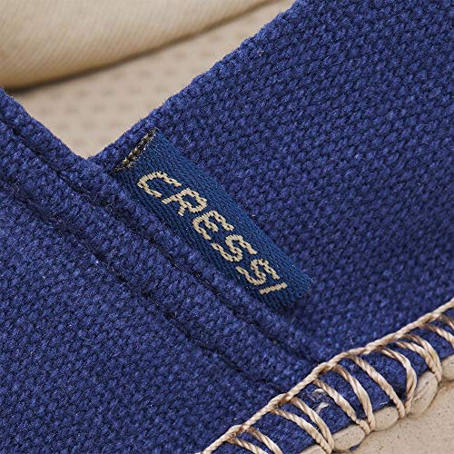 Cressi Espadrillas Valencia Alpargatas con Suela de Goma, Adultos Unisex, Azul, 43