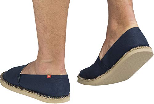 Cressi Espadrillas Valencia Alpargatas con Suela de Goma, Adultos Unisex, Azul, 43