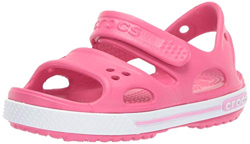 Crocs Crocband II Sandal PS K, Sandalias Unisex Niños, Rosa (Paradise Pink/Carnation), 30/31 EU