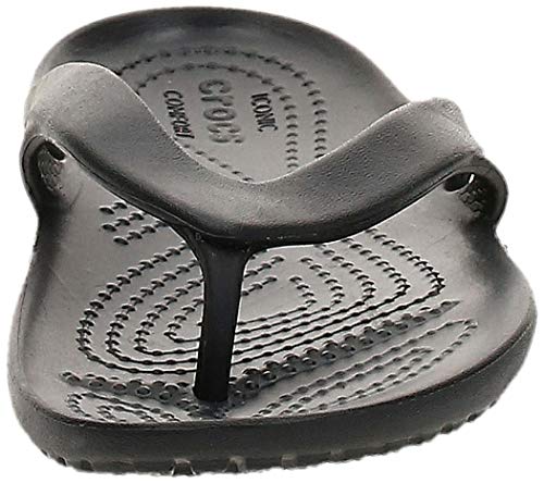 Crocs Kadee II Flip Chanclas, Mujer, Black, 41/42 EU