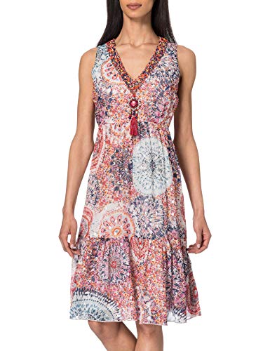 Derhy STADE Vestido, Azul Petróleo, L para Mujer