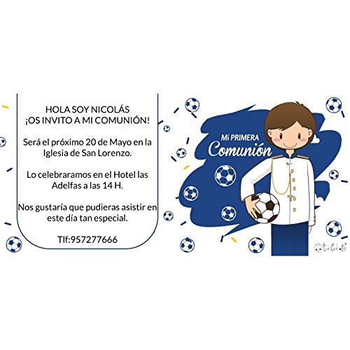 Desconocido Invitacion Comunion