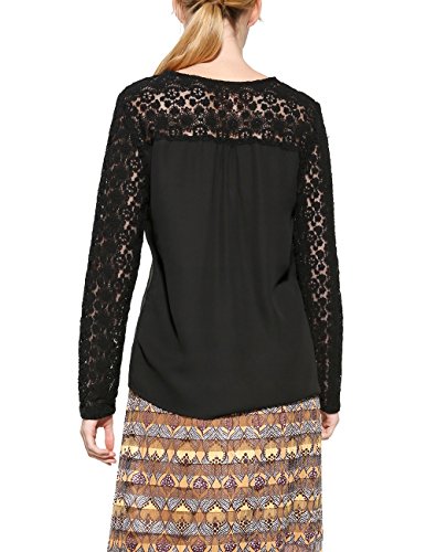 Desigual Blus_Letonia, Negro (Negro 2000), XX-Large para Mujer